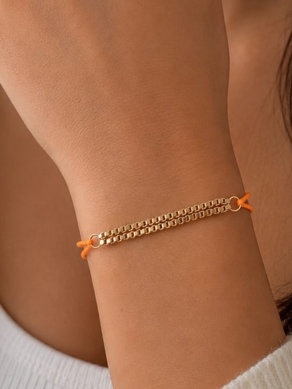 Zoetik Pick Your Gold Braclets - Orange, Pink, Red and Blue